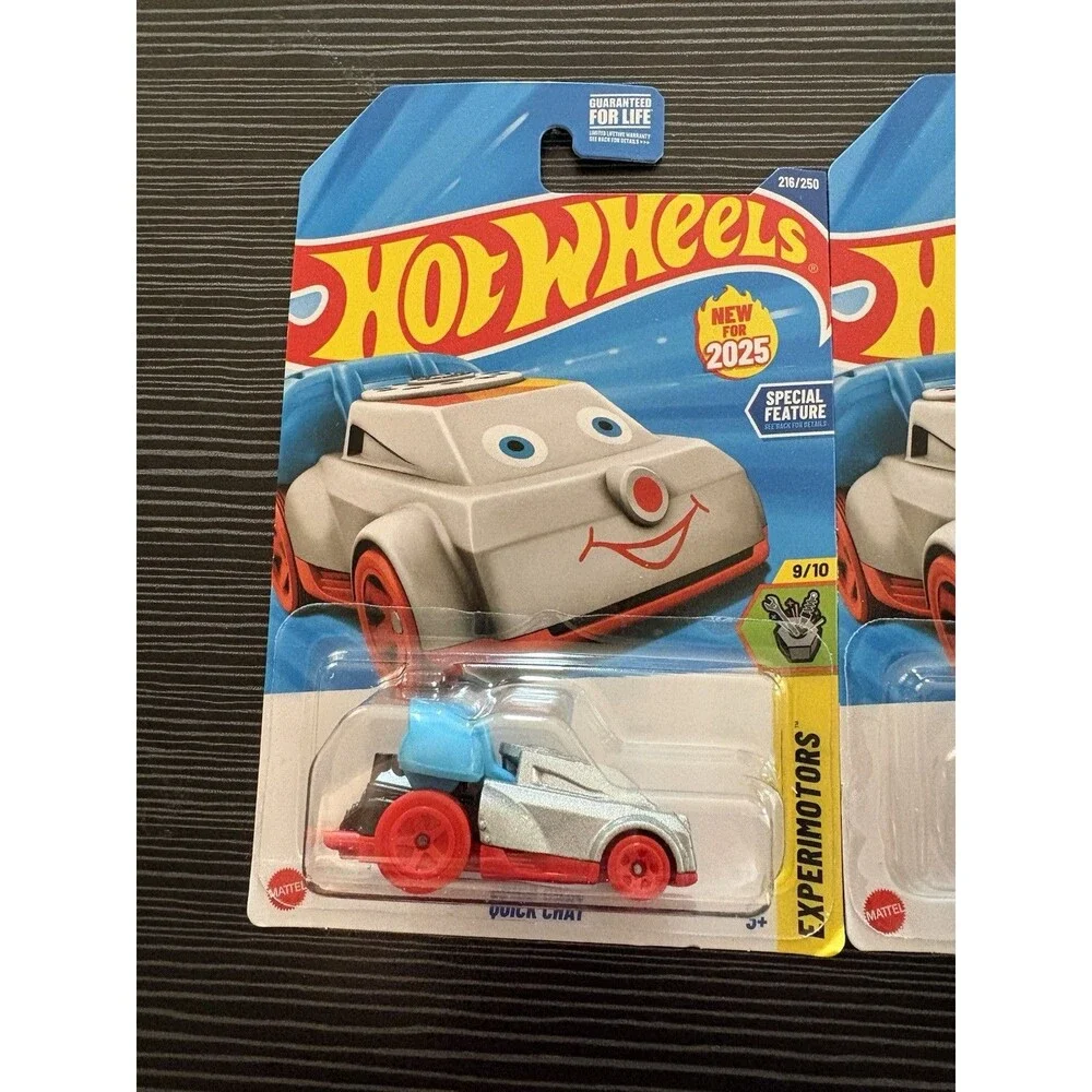 2025 Hot Wheels Quick Chat 216/250 Silver Lot of 2